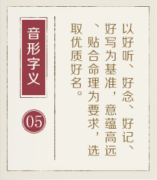 沧州起名流程五